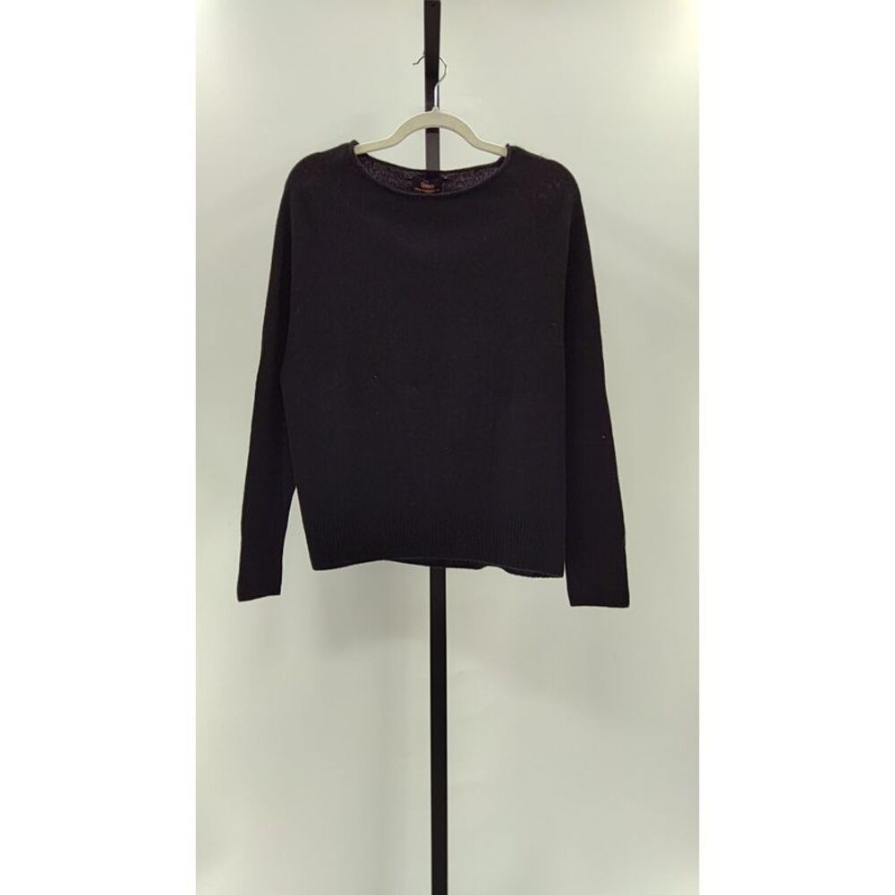 Quince Women Mongolian Cashmere Boatneck Sweater Black S